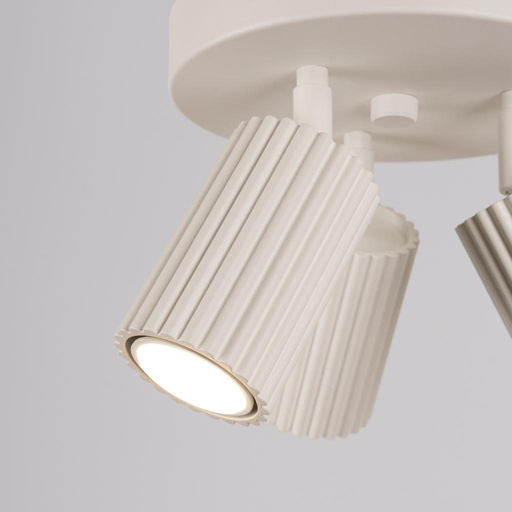 Ceiling lamp carbon 3P beige