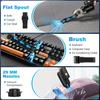 Portable Rechargeable Car Vacuum Cleaner with 2 LED Light Handheld High Speed Motor Dry Wet Electric Dust Cleaning Tool