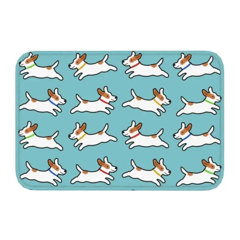 Van Gogh Starry Night Art Style Dog Living Room Door Mat Carpet Classic Painting Beret Dog Pattern Anti-slip Rug for Home Decor