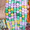Natural Stone Crystal Beads: Round Beads for Jewelry - Colored Necklaces, Bracelets, Pendants DIY Accessories