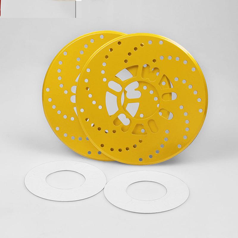 

2 шт. автомобильные гоночные шины, тормозные диски, декоративные дисковые тормоза для Bmw F47 F25 F97 F26 F15 F85 F16 F86 M3 M4 M5 X3 X4 X5 X6 X2 X7 жёлтый