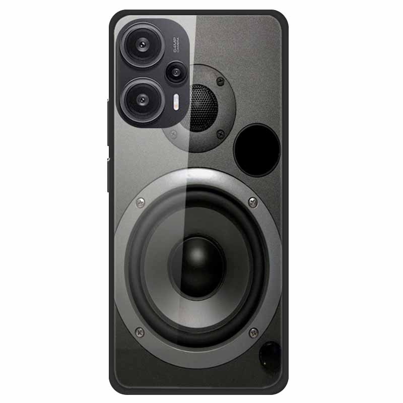 For Xiaomi Poco F5 5G F5Pro Case Luxury Tempered Glass Soft Bumper Phone Cover for POCO F5 Pro 2023 Fundas on PocoF5 Painted