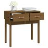 Vidaxl Console Table, Honey Brown, 76.5X40X75 Cm, Pine Wood