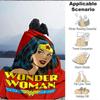 1 stuks Wonder Woman, Superhelden Deken Polyester Vezel, Comfort voor Alle Seizoenen voor Bank, Bed, Kantoor, Auto, Kamperen Ideale Huisdecoratie & Cadeau, Kantoorcomfort