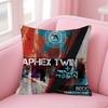 Classic A-Aphex T-Twin Musician Maple Design Cushion Cover Happy Autumn Harvest Decor Holiday Decorati Pillow Cover