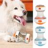 Interactive Dog Treat Dispenser Adjustable Rolling Treat Dispenser Puzzle Tough Slow Feeder Puppy Enrichment Training Toy For