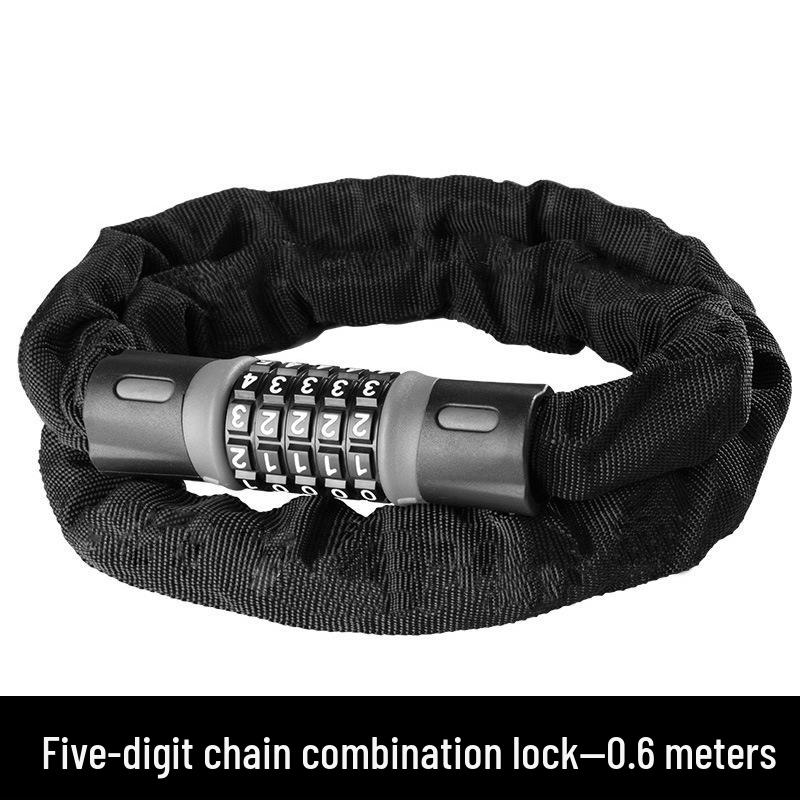 

Five-Digit Anti-Theft Electric Bicycle Lock for Mountain Bikes