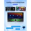 7-calowy samochodowy odtwarzacz MP5 z ekranem dotykowym i ekranem dotykowym 1 Din Radio samochodowe Carplay i Android Auto do uniwersalnego odtwarzacza multimedialnego radia samochodowego