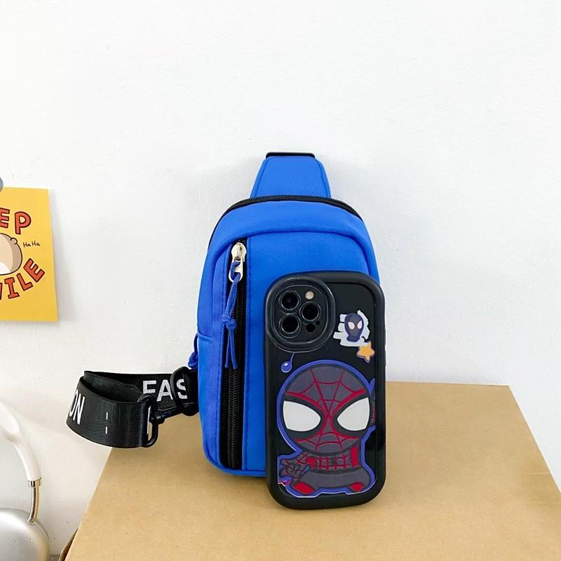 Patterns Letter Fashion Kids Single Shoulder Crossbody Chest Bag Gift Breathable