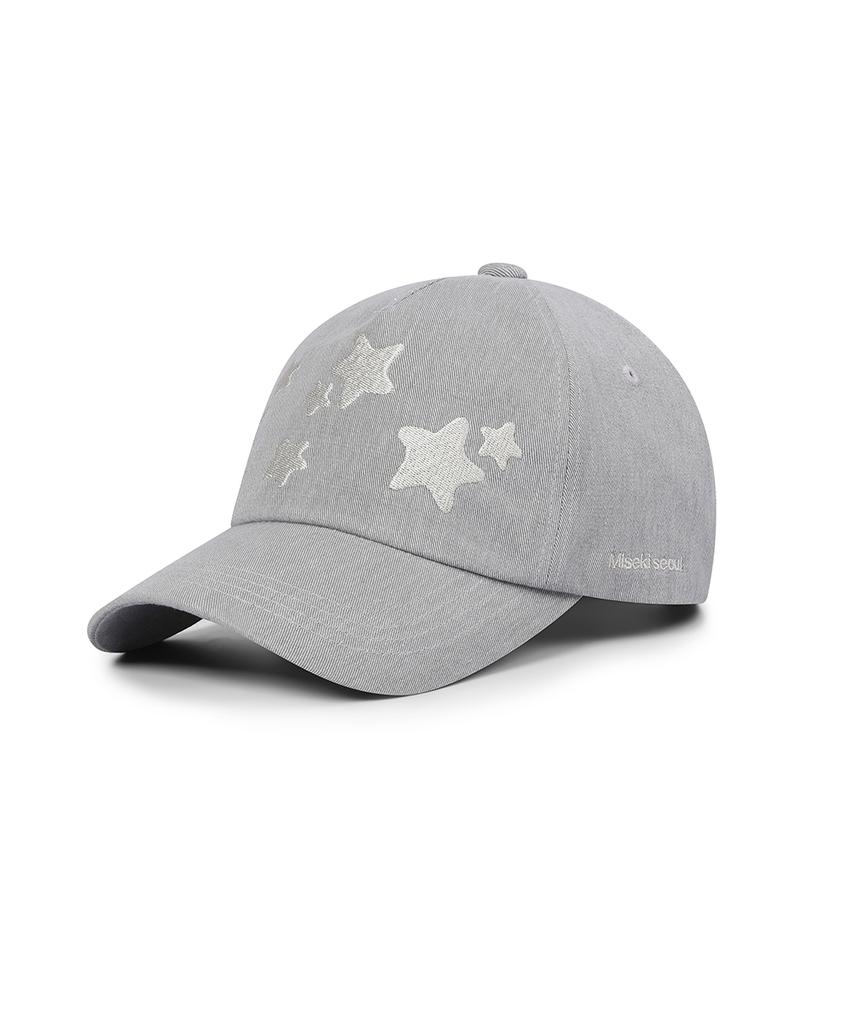 MISEKI SEOUL Midnight Stars Logo Ball Cap Gray