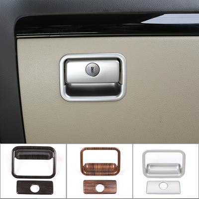 Auto Beifahrer Handschuhfach Griff Schalter Abdeckung Zierleiste Aufkleber Für Toyota Land Cruiser Prado FJ150 150 LC150 2014-2018 Auto