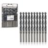toolant Cobalt Drill Bit Set for Metal and Steel (Pro), Titanium Aluminum Nitride Coated (TiAlN) with Point Tip, for Hardened Metal, Stainless Steel,