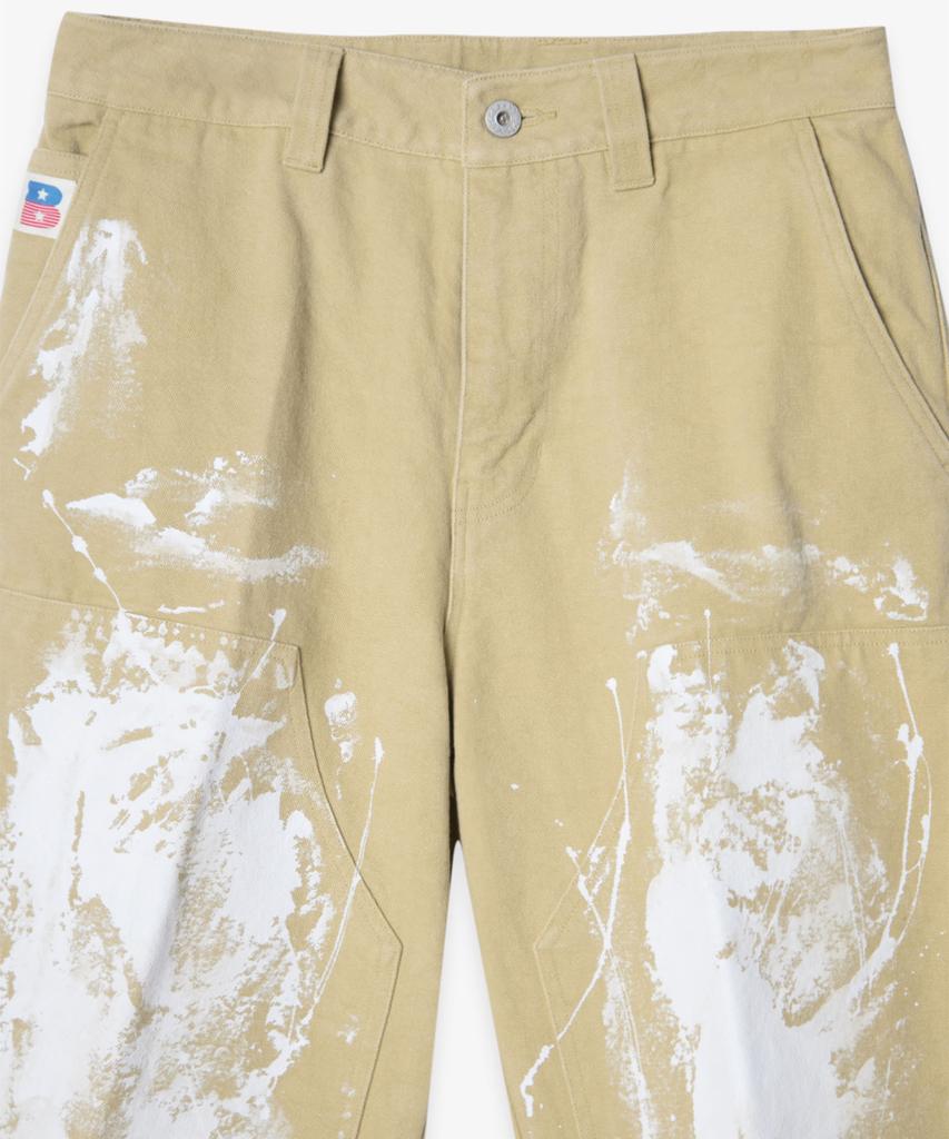 BIRTHDAYSUIT Painted Carpenter Pants (Beige)