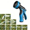 3X Stretch Braided Garden Water Hose EU Standard Brass Joint 250x2.5cm
