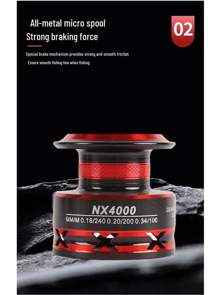 Helmetall NX Langkast Spinnfiskesnelle for Sjøfiske