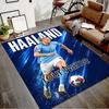 Haaland Design Area Rug Personalized Name- Non-Slip, Soft & Cozy Floor Mat for Living Room, Office - Indoor/Outdoor Carpet