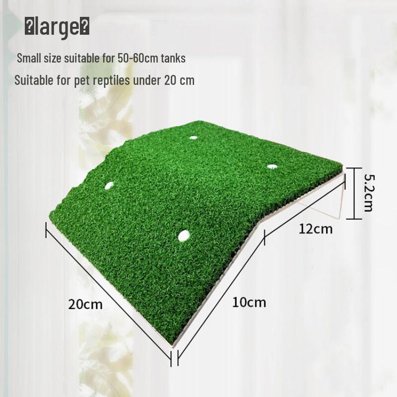 

Платформа для баскинга в аквариуме для черепах с наклонной поверхностью для лазания и лестницей для высокого уровня воды