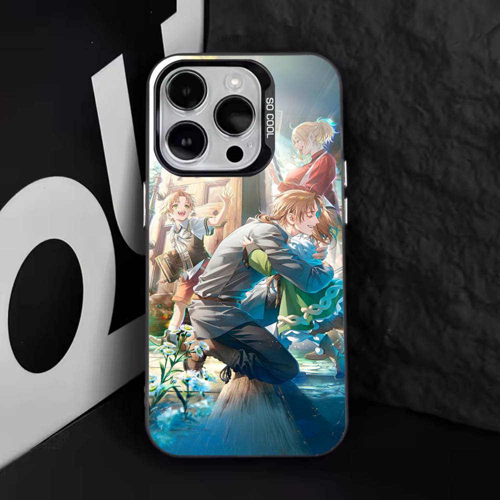 Anime M-Mushoku T-Tensei Phone Case For iPhone 17,16,15,14,13,12,11,Pro,Max,Plus,E,Air,Mini Black Tpu Cover