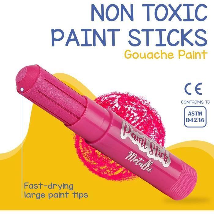 Zenacolor Lot De 30 Bâtons De Peinture Pour Enfants