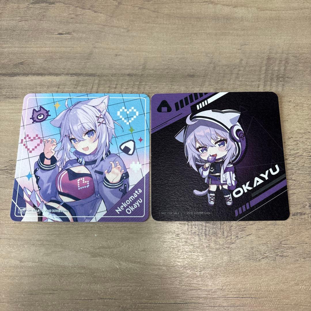 [USED] Hololive Super Super Super Gamers Drink Bonus Coaster Nekomata Porridge