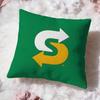 Fashion S-Ssubwayer Cushion Cover Soft Washable Pillow Case Multi-Scene for Couch Bed Travel Office Use