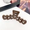 2025 New Y2k Dopamine Girl Fashion Pink Color Hollow Geometric Star Heart Hair Clips Women Hair Claw Cross Headband Shark Clip