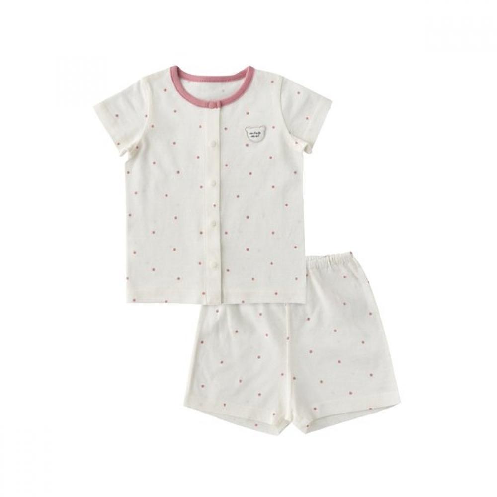 

Mink Mui Dot Mesh Short Sleeve Innerwear 36370 054 27 CR/6 months (75)