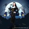 Adult Priest Nun Robe Halloween Missionary Virgin Mary Cosplay Religious Costume