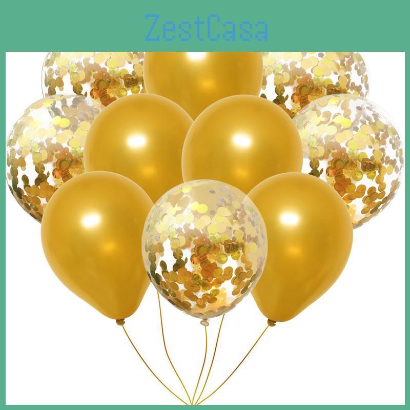 10pcs Happy Confetti Birthday Baby Shower Decoration Party Balloons Supplies