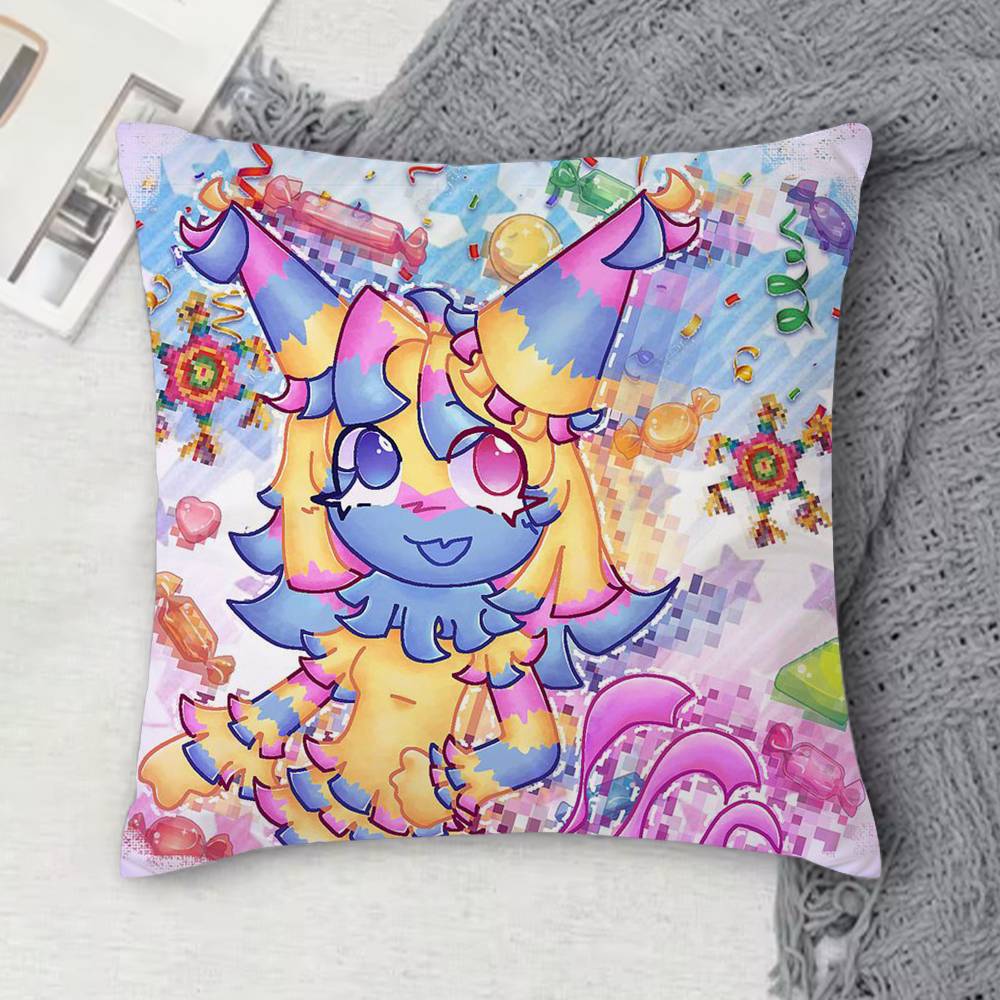 Yatta Anime Double-Sided Printed Square Decorative Cushion Cover For Sofa Living Room Home Decor
