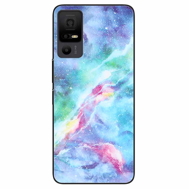 Phone Case for TCL 40 NXTpaper 5G Covers Black Bumper Silicone Soft Shell for TCL 40 NxtPaper 5G TPU Coques Lovely Marble Fundas