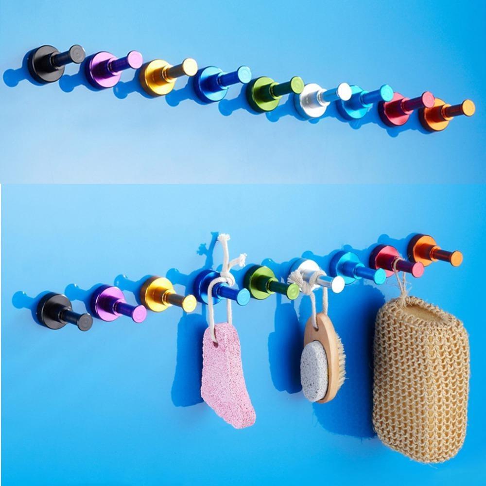 Premium Quality Diy Towel Wall Hook For Bathroom Kitchen Clothes Key Hat Bag Holder