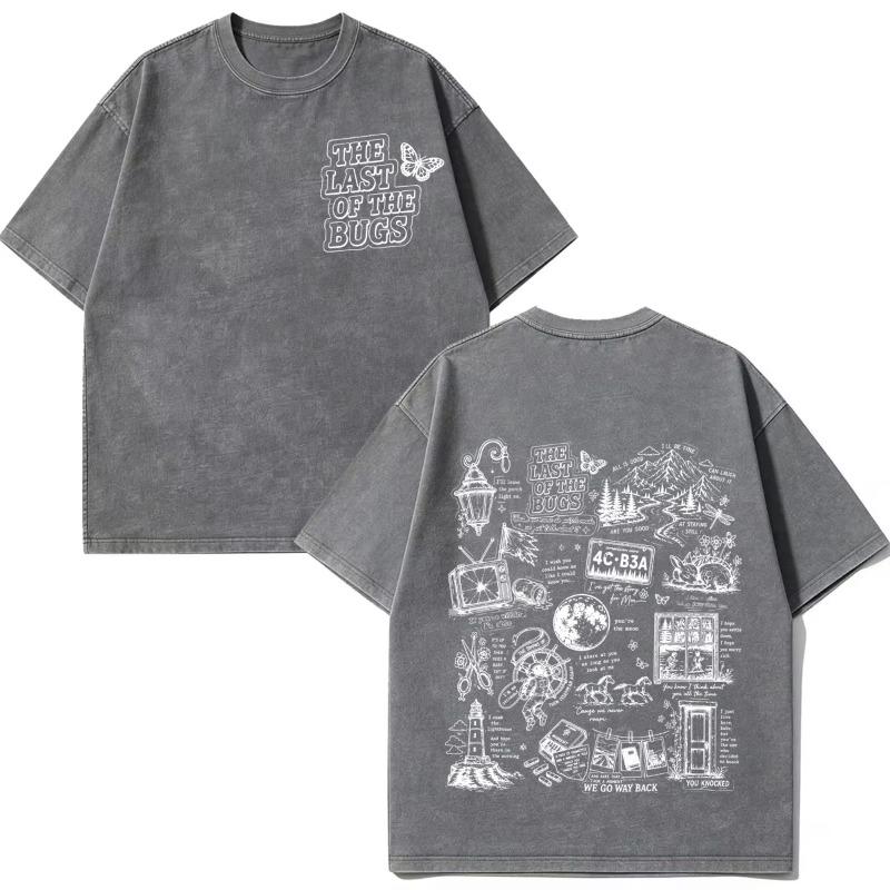 Noah Kahan The Great Divide Tour 2026 Grafica Vintage Lavata Maglietta Uomo Donna Moda Maglietta Estiva Casual Magliette in Cotone