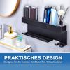 Styling Tool Organizer Double Layer Curling Iron Holder Sturdy Bathroom Accessories Storage Rack For Curling Wands Lipstick