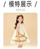Summer new girls' breathable sleeveless mesh princess dress