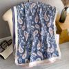 Scarf Women'S Versatile Long Scarf Imitation Cashmere Cashew Flower Shawl Women'S Scarf