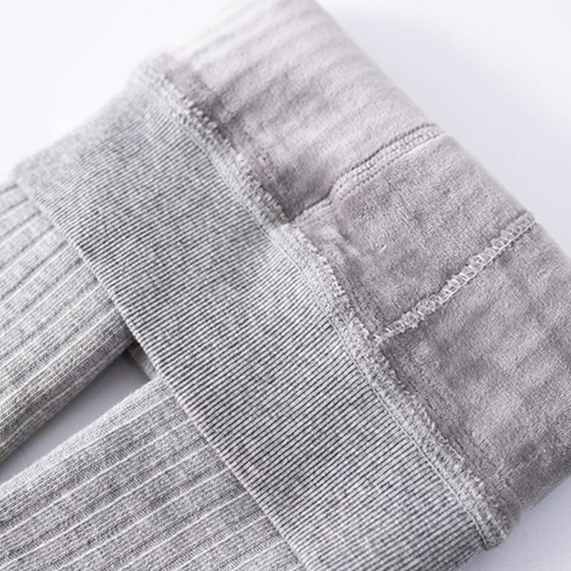 Girls Stretchy Tights Pantyhose Winter Leggings Kids Leg Warmer Child Autumn Leggings Thick Velvet Fleece Lined Leggings