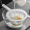 200 Mesh 400 Mesh Kitchen Filter Fine Mesh Strainer Sieve Nylon Filter Spoon Plastic Soy Milk Juice Yogurt Food Strainer Kitchen Utensils