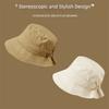 Japanese Style Sun Protection Hat Thin Bucket Hat Casual Fishing Caps  Outdoor