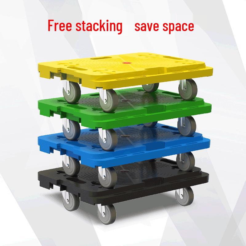 Heavy-Duty Flatbed Dolly Cart