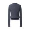 GIOVANNI VALENTINO Women's Pure Wool Round Neck Pullover Sweater