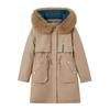 Winter Jacket Women Parka Clothes Long Coat Wool Liner Hooded Jacket Fur Collar Thick Warm Snow Wear Padded Parka