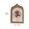 Ornate Picture Frame AntiqueOldWorld Arched Vintage Decor for Mantel, Wedding, Desk 6
