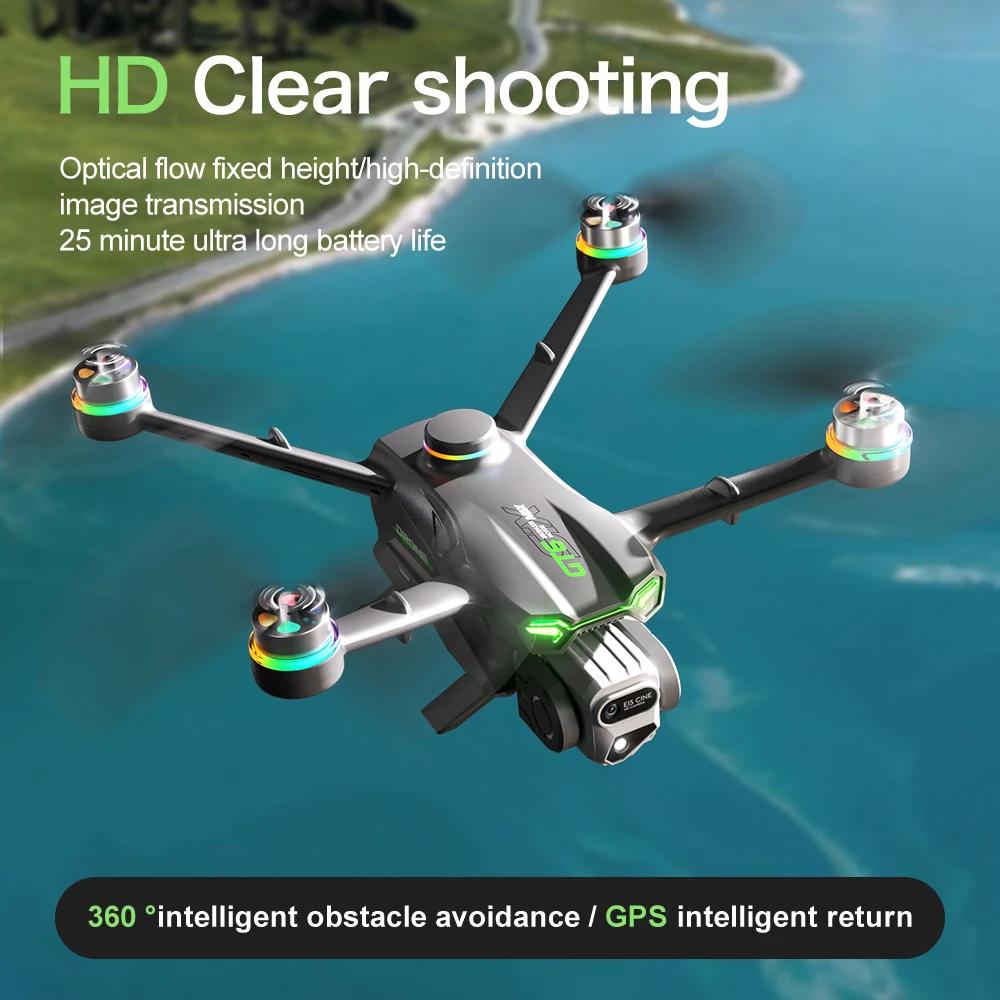 2025 New GT6 Folding Drone 5G Optical Flow GPS with WIFI HD Aerial Photography Omnidirectional Obstacle Quadcopter Toy