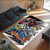 Personalized Crystal Velvet Carpet Custom Name Text,Transformers Anti Slip Area Rug For Home Decoration