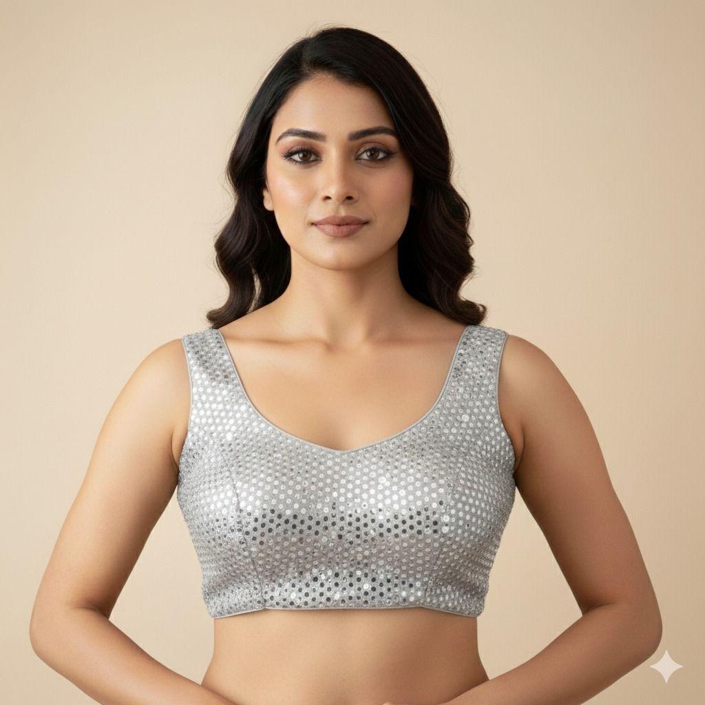 Saree Blouse Sequin Work Blouse