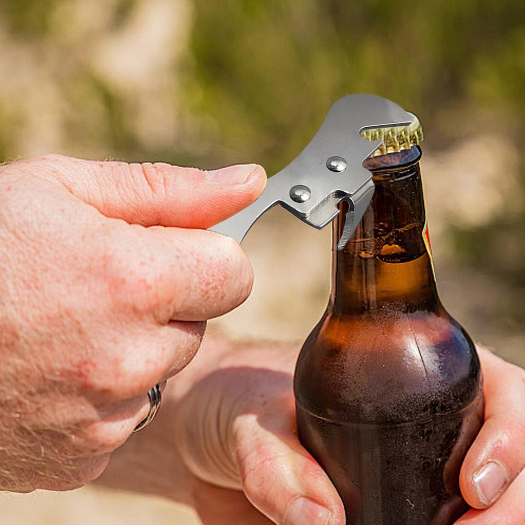 Stainless Steel Manual Bottle Jar Opener Hand Tools Kitchen Accessories Easy Gadgets For Home Restaurant Travel Party