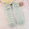Funny Mink Socks Women's Winter Thickened Plush Warm Sleeping Socks Home Sleep Cute Doll Plush Medium Tube