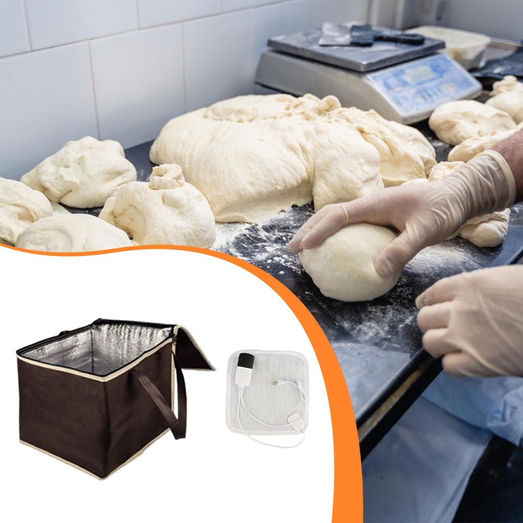 Scatola per la lievitazione del pane con cerniera, controllo della temperatura e timer, scalda pasta madre 20L 30x30x20cm