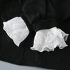 1pair Ruffled Wrist Cuffs White Color False Sleeves for Teens Jackets Decor